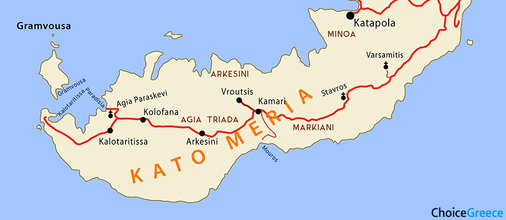 Map of Kato Meria