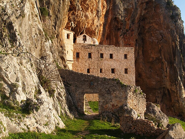 Le monastère d'Agios Dimitrios Avgo