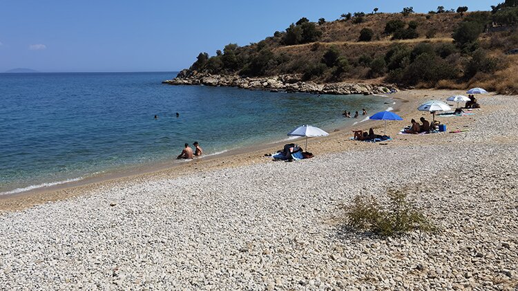 La plage d'Anavalos