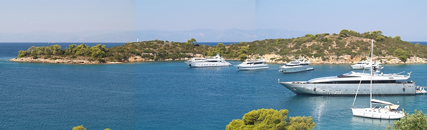 Panorama des yachts