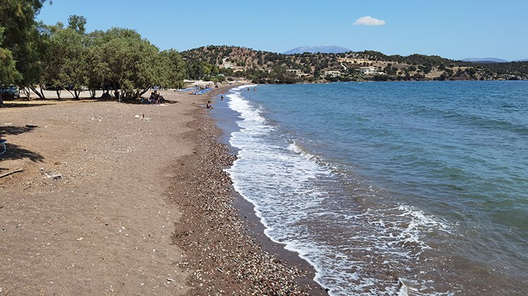 La spiaggia di Kouverta