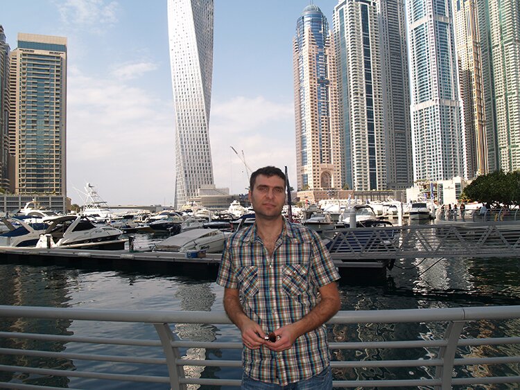 À  marina de Dubaï