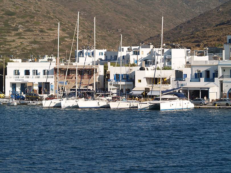 The docks in Katapola