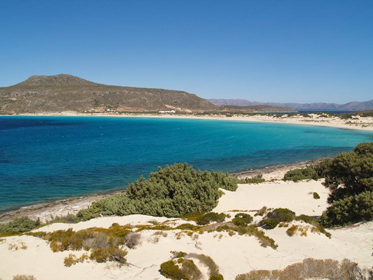 La plage de Simos