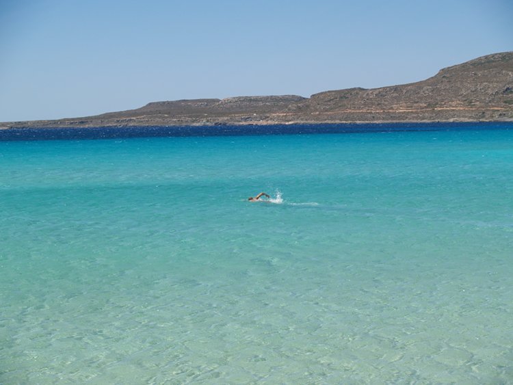 La plage de Simos