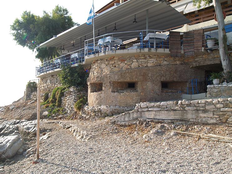 A pillbox on Kiveri beach