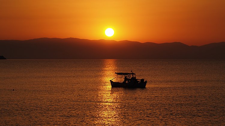 Coucher et lever du soleil