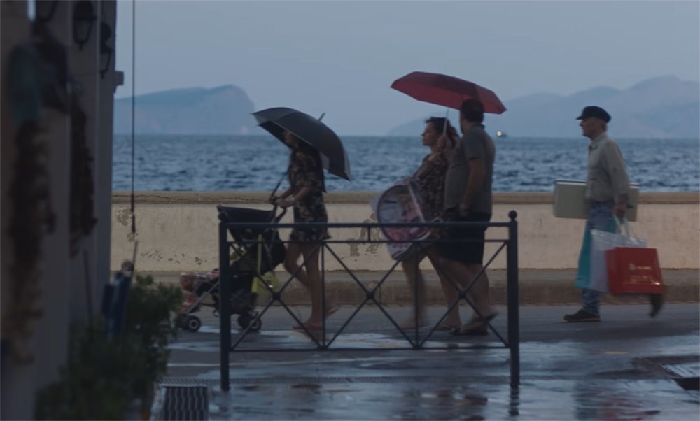 The coastal road of Spetses