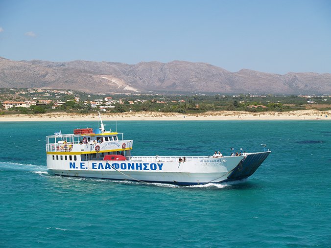 Ferry boat in Elafonisos