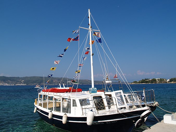 Kaiki, a traditional greek vessel