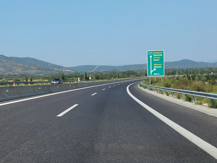 Autoroute Corinthe - Kalamata