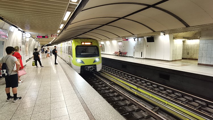 Una stazione della metropolitana