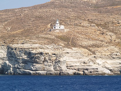 Lighthouse in the Cyclades
