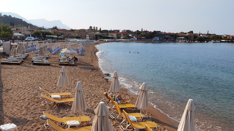 Stoupa beach