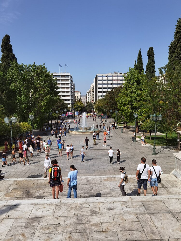 Η πλατεία Συντάγματος
