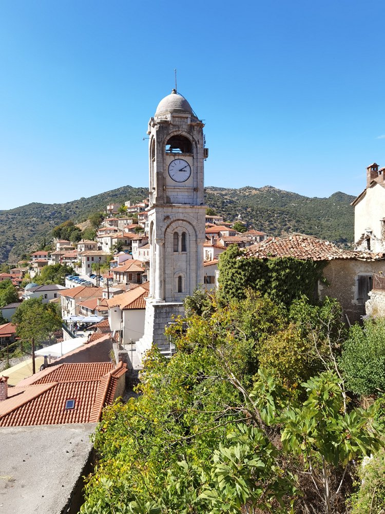 La tour de l'horloge de Dimitsana