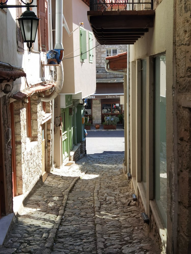 Cobbled street