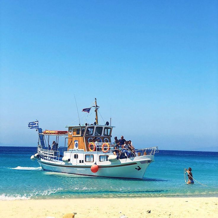 Le bateau à Donousa