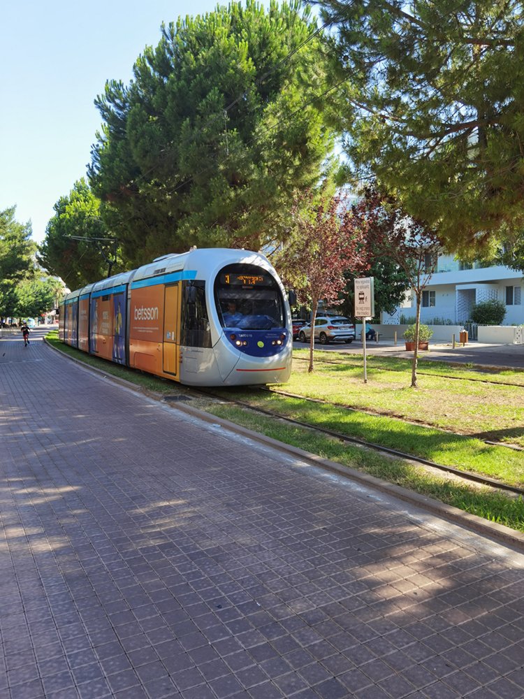 Athens Tram in Glyfada