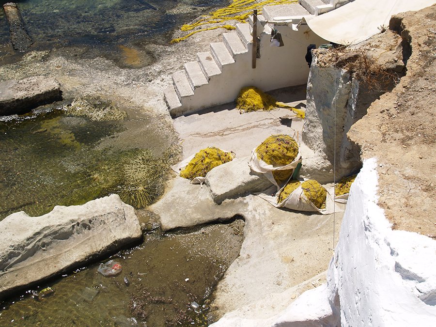 Fishing nets at Goupa