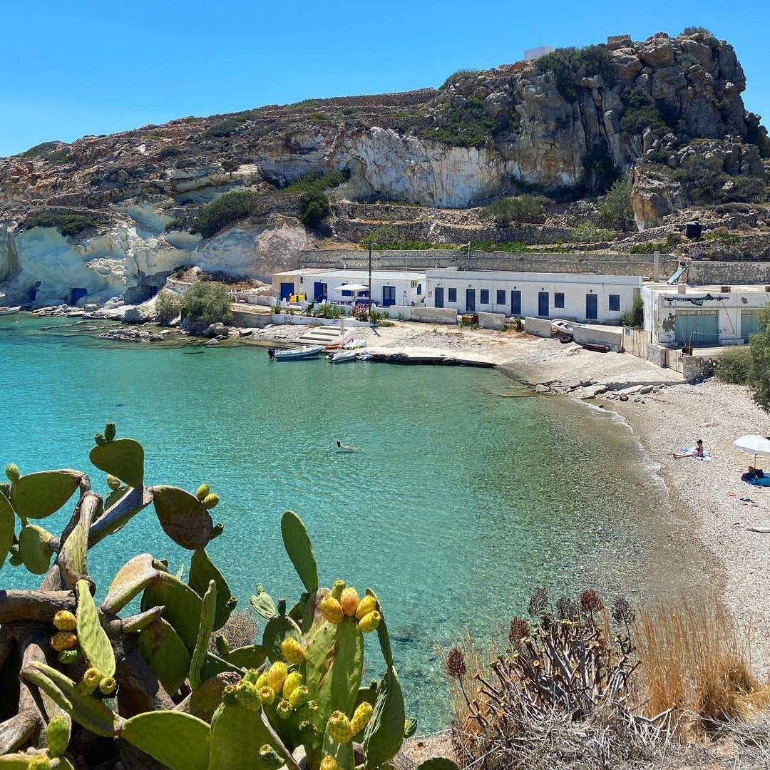 Plage de Rema à Kimolos