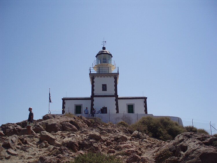 The lighthouse in Akrotiri