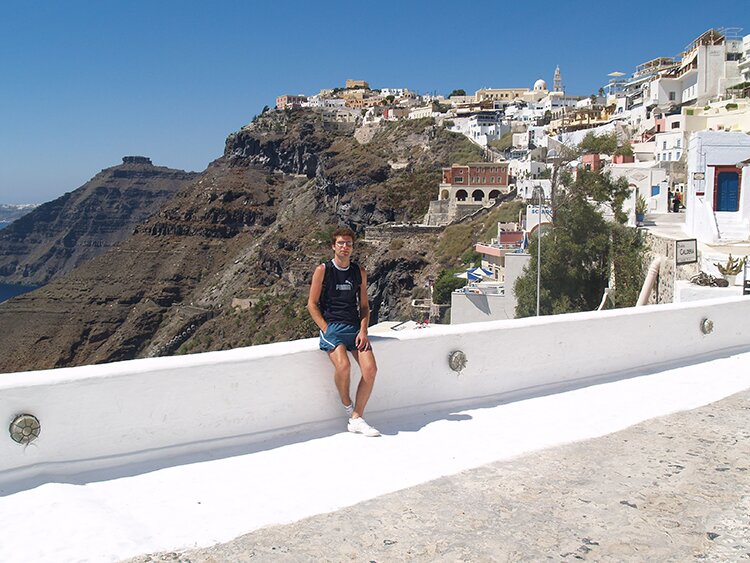 Vue sur Porto Fira Suites