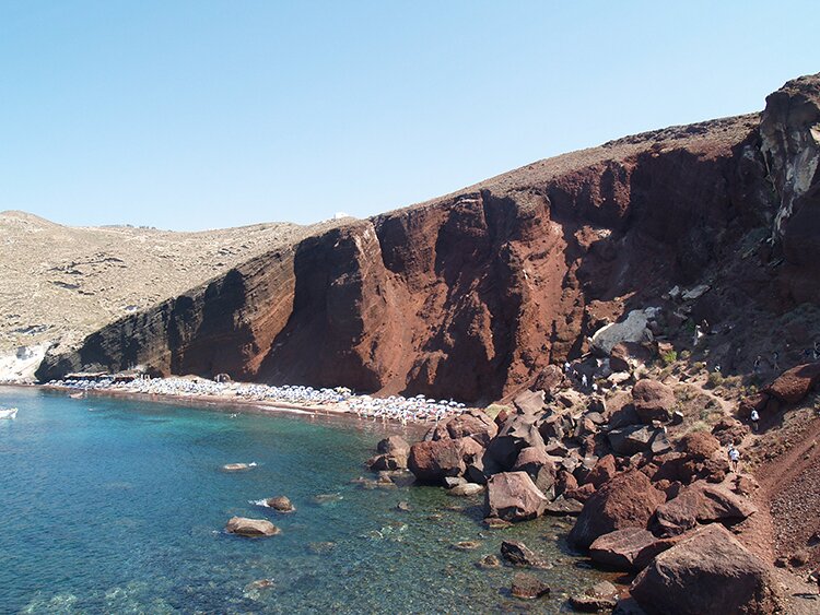 The red beach