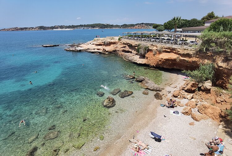 Vouliagmeni coves