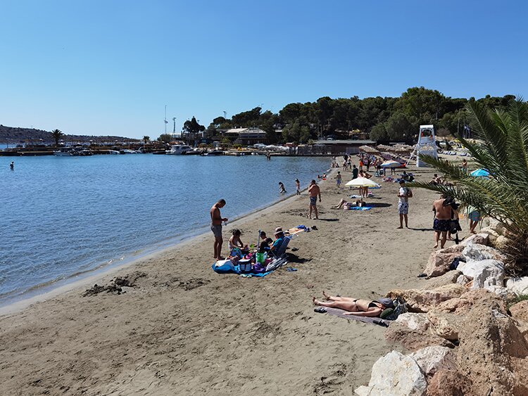 Public Vouliagmeni beach